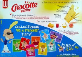 Titeuf Le film 3D - Stickers LU Cracotte Craquinette - 2011