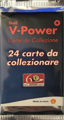 Shell - V-Power - 24 Carte da collezionare - Ferrari - 2007