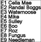 Liste Cartes  Monsters, Inc.