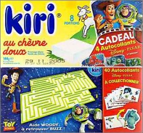 Disney - Pixar - 4 Autocollants  Offert par Kiri  - 2005