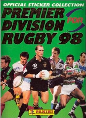 Premier Division Rugby  98 - Sticker Album Panini Angleterre