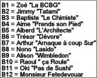 Liste des lves classe 1B
