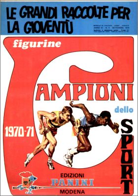 Campioni dello Sport 1970-71 - Figurine Panini - Italie