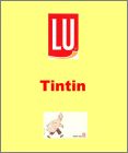 Tintin - Etiquettes de Lu (jaunes) - 1993