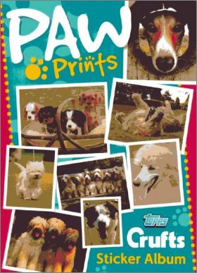 Paw Prints -Topps Crufts - Sticker Album - Angleterre - 2011