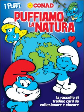Puffiamo la natura ( I Puffi) - Conad 2012 - Card - Italie