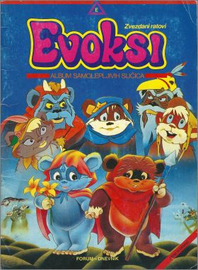 Evoksi / Ewoks - Forum - Sticker Album -  Serbie - 1990