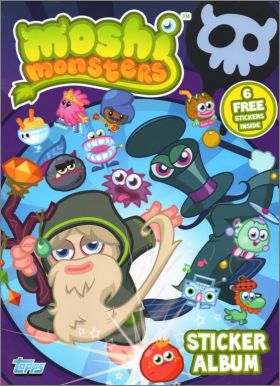 Moshi Monsters (2012) - Stickers Album - Topps - Angleterre