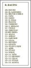R. RACING