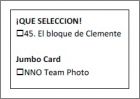 Liste Que Seleccion/Jumbo Card