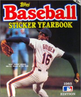 Baseball Sticker Yearbook 1985 Edition - Topps - USA/Canada