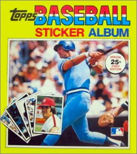 Baseball Sticker Album 1981 First Edition Topps - USA/Canada
