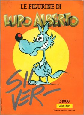 Lupo Alberto Silver - Sticker Album - Rabbit Edizioni Italie