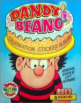 Dandy Beano - 50th Celebration sticker album - Angleterre