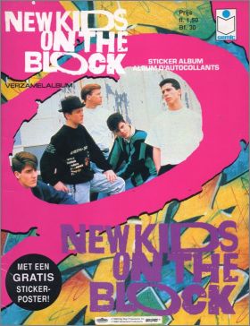New Kids on the Block - Sticker Album Semic / Euroflash 1991