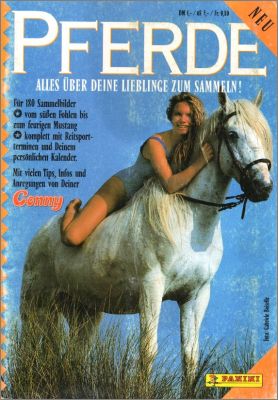Pferde - Chevaux - Sticker album - Panini - Allemagne - 1991