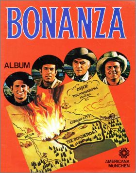 Bonanza - Americana Mnchen - Sticker Album - 1974 Allemagne