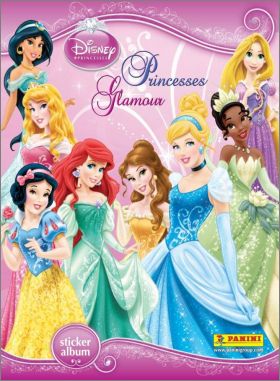 Princesses Glamour Disney Princess Sticker Album Panini 2013