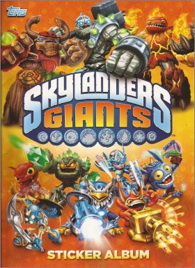 Skylanders Giants - Sticker Album - Topps - 2013