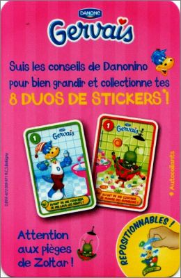 Danonino - Stickers Rigolos - Gervais - France