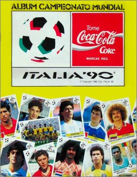 Album Campeonato Mundial Italia 90' Edition chilienne Panini