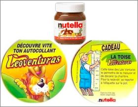 L�oVenturas - 10 autocollants Nutella - 1993