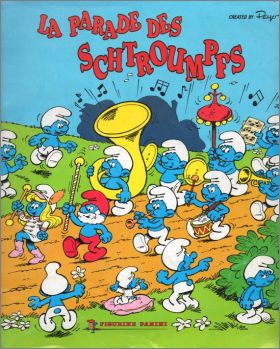 La Parade des Schtroumpfs Sticker Album Figurine Panini 1985