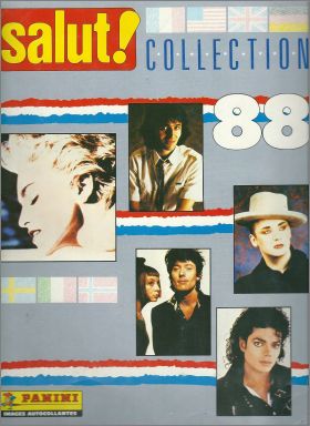 Salut ! Collection 88 - Sticker Album  Panini - France 1988