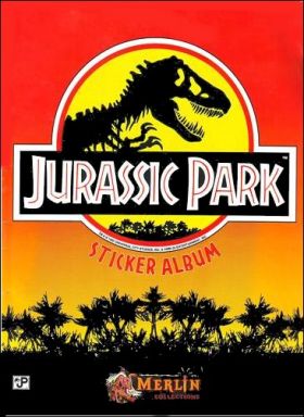 Jurassic Park 1 - Sticker album - Merlin - 1992