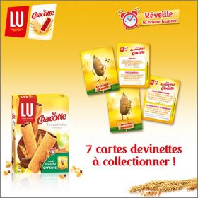Les devinettes de Cracotte 7 cartes � collectionner  - Lu