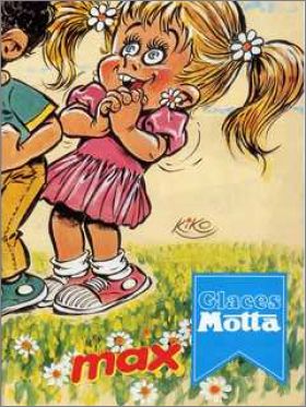 Max aux jeux olympiques - Album d'images Glaces Motta - 1980