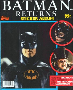 Batman Returns -  Sticker Album - Topps - Angleterre