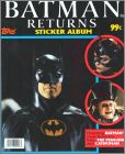 Batman Returns -  Sticker Album - Topps - Angleterre