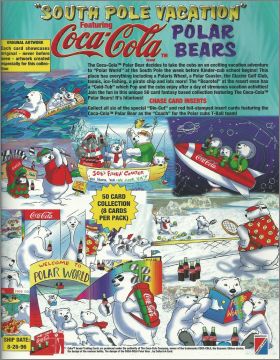 Coca-Cola Collectors Cards - South Pole Vacation Polar Bears