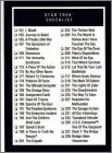 Checklist Star Trek 3