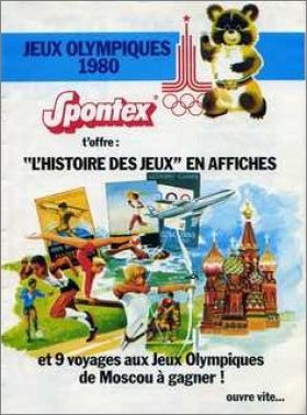 Jeux Olympiques 1980 - "L'histoire des jeux" en affiches