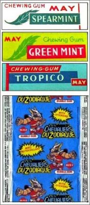 Chevaliers du zodiaque - Autocollant Chewing Gum MAY