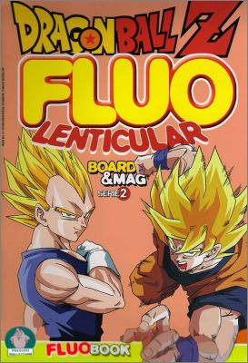 Dragonball Z Fluo Lenticular Board & Mag Serie 2 Preziosi