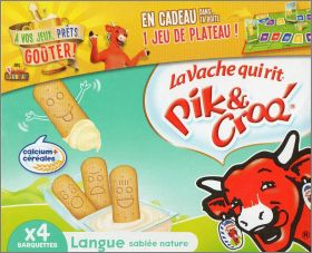Pik & Croq 4 plateaux � collectionner La vache qui rit 2014
