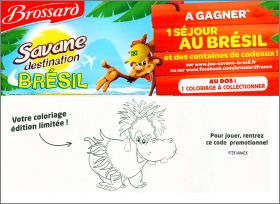 Coloriage Savane Brossard Brsil  collectionner - 2014
