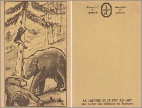 Les Fables de La fontaine- Tabacs Jubil - 1960