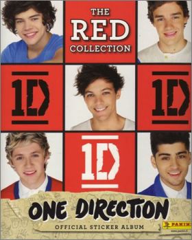 One Direction The Red Collection - Sticker Album Panini 2014