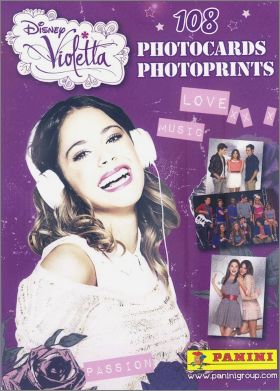 Violetta Disney (dos toile) Love Mu- Photocards Panini 2014