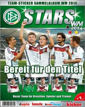 WM 2014 Stars Sammelalbum - Duplo-Hanuta Kinder - Allemagne