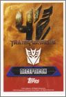 Dos de carte Decepticons