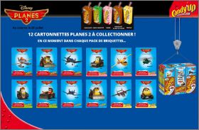 Planes 2 - Disney - 12 cartonnettes Candy'up - 2014