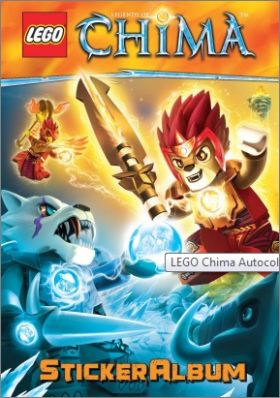 Lego Legends of Chima - Sticker (dos bleu) - Blue Ocean 2014