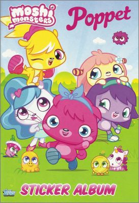 Moshi Monsters Poppet - Stickers Album - Topps - 2014