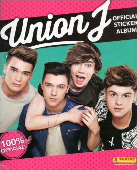 Union J - Official Sticker album - Panini - Angleterre 2013