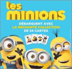 Les Minions - La mchante collection - 34 cartes Carrefour